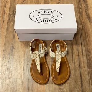 Steve Madden Girl's Crochet Sandals EUC